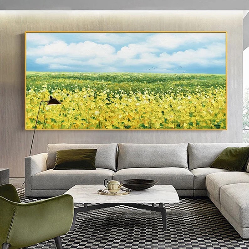 Yellow Flower Painting #ABSC258