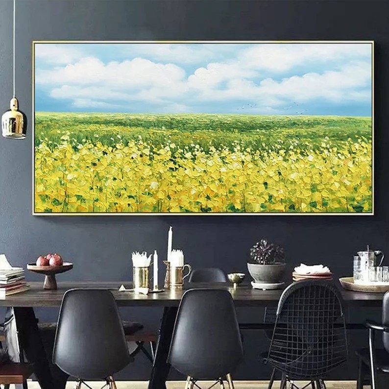 Yellow Flower Painting #ABSC258