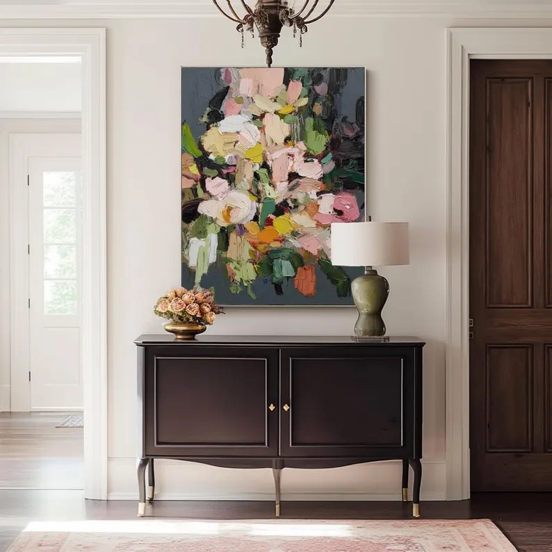 Textured Floral Painting #ABSC289