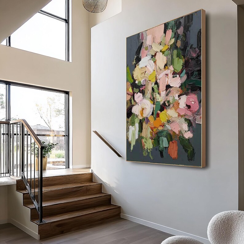 Textured Floral Painting #ABSC289