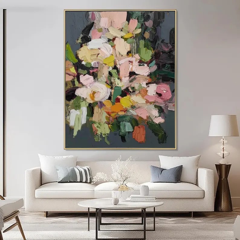 Textured Floral Painting #ABSC289