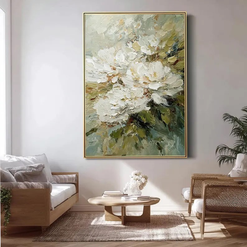 Textured Flower Painting #ABSC293