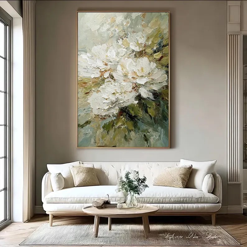 Textured Flower Painting #ABSC293