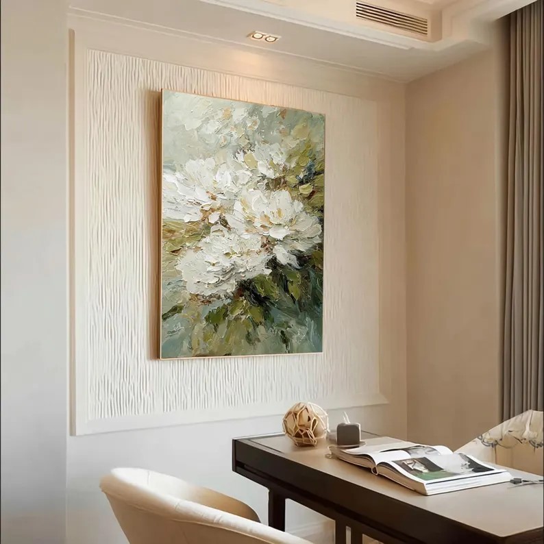 Textured Flower Painting #ABSC293