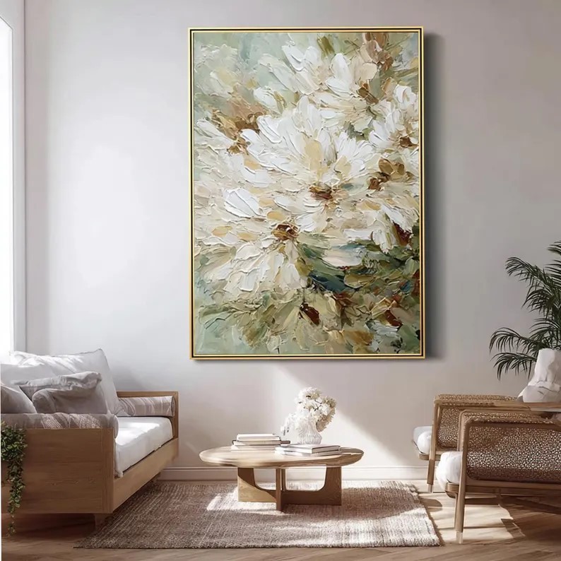 Abstract Flower Painting #ABSC294