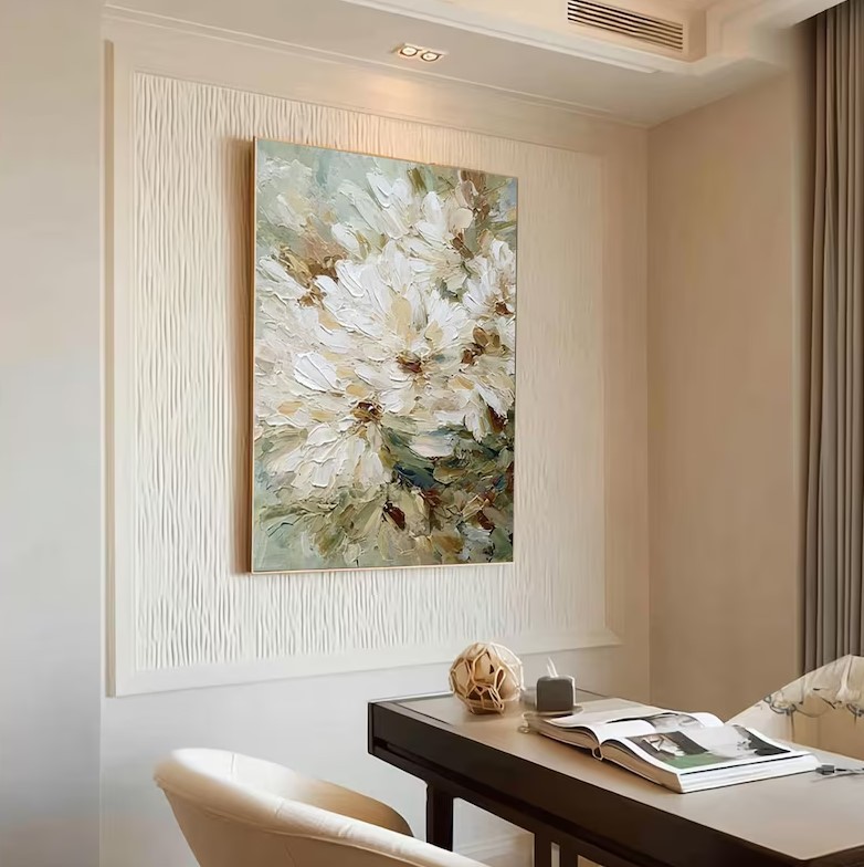 Abstract Flower Painting #ABSC294