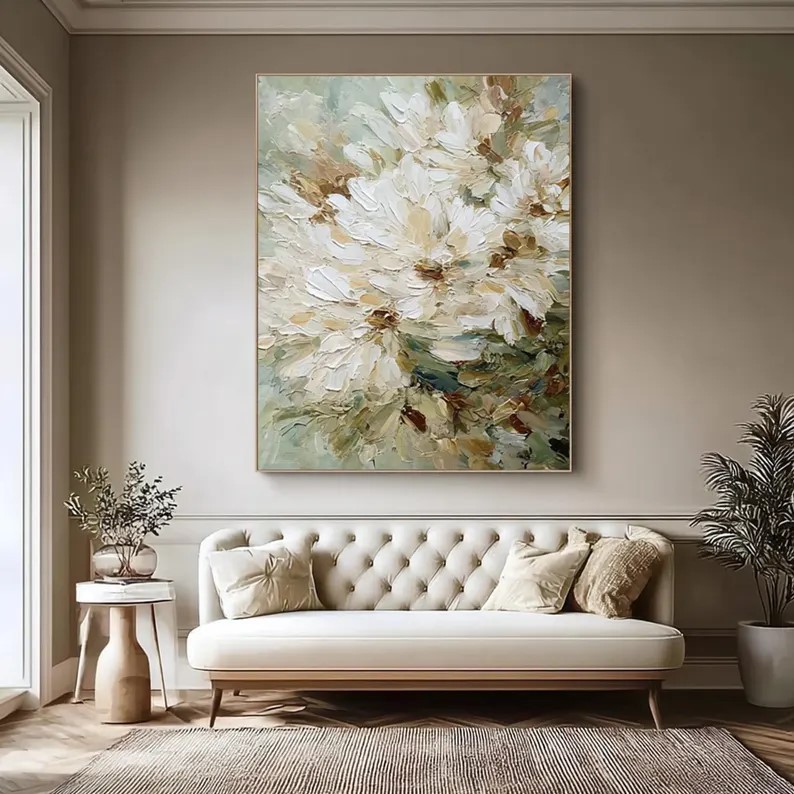 Abstract Flower Painting #ABSC294