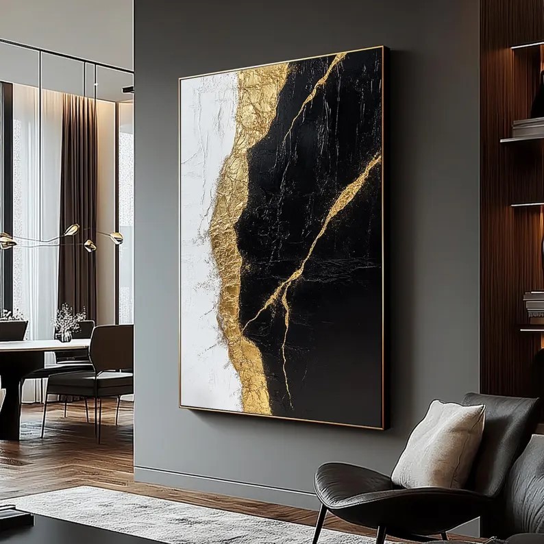 Gold Canvas Art #ABSC304