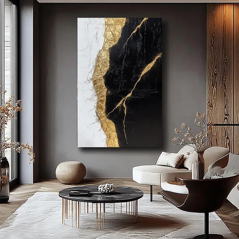 Gold Canvas Art #ABSC304