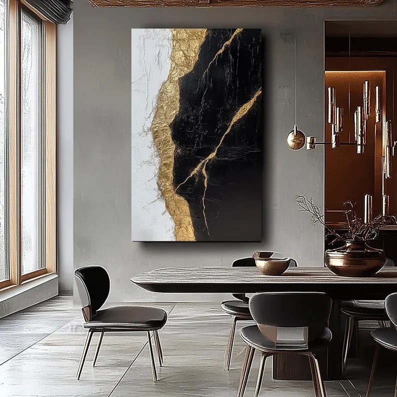 Gold Canvas Art #ABSC304