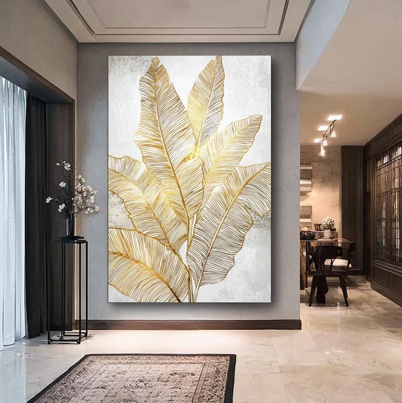 Gold leaf painting #ABSC307