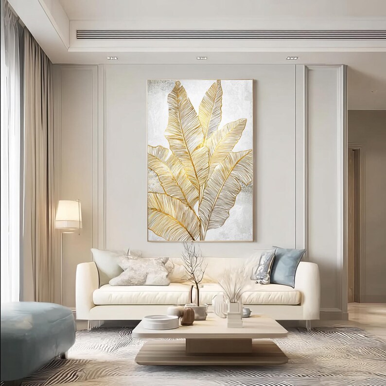 Gold leaf painting #ABSC307