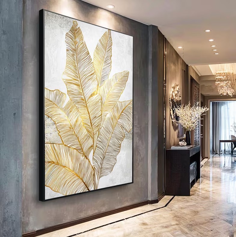 Gold leaf painting #ABSC307