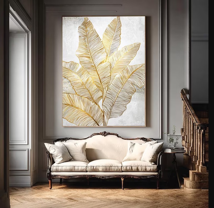 Gold leaf painting #ABSC307