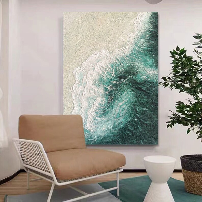 Textured Coastal Painting #ABSC324