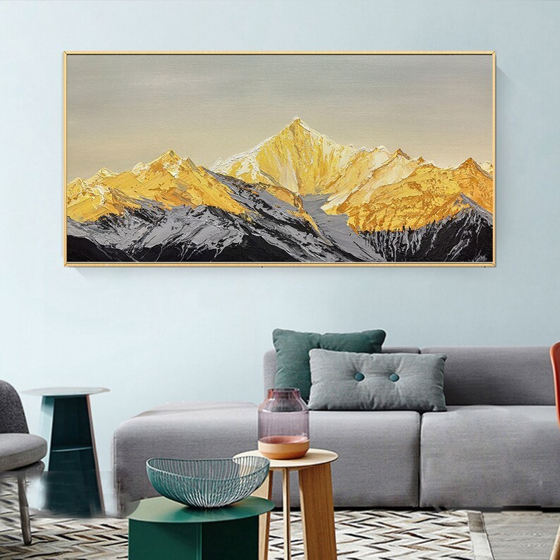 Golden Mountain Painting #ABSC336