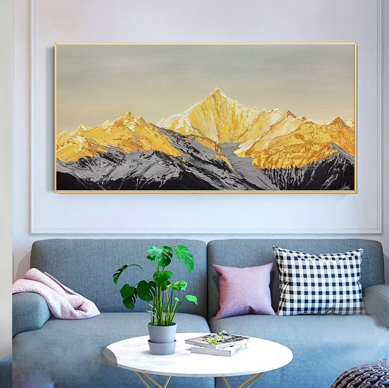 Golden Mountain Painting #ABSC336