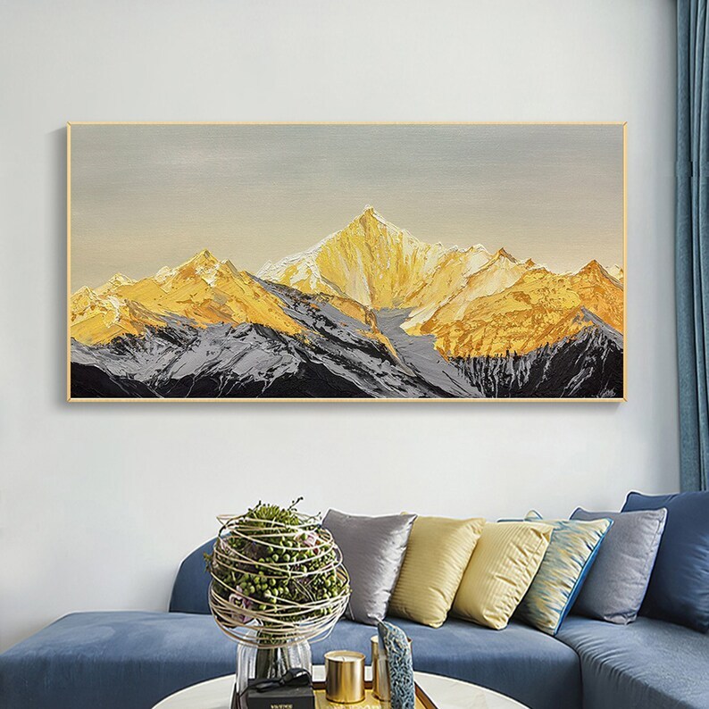 Golden Mountain Painting #ABSC336