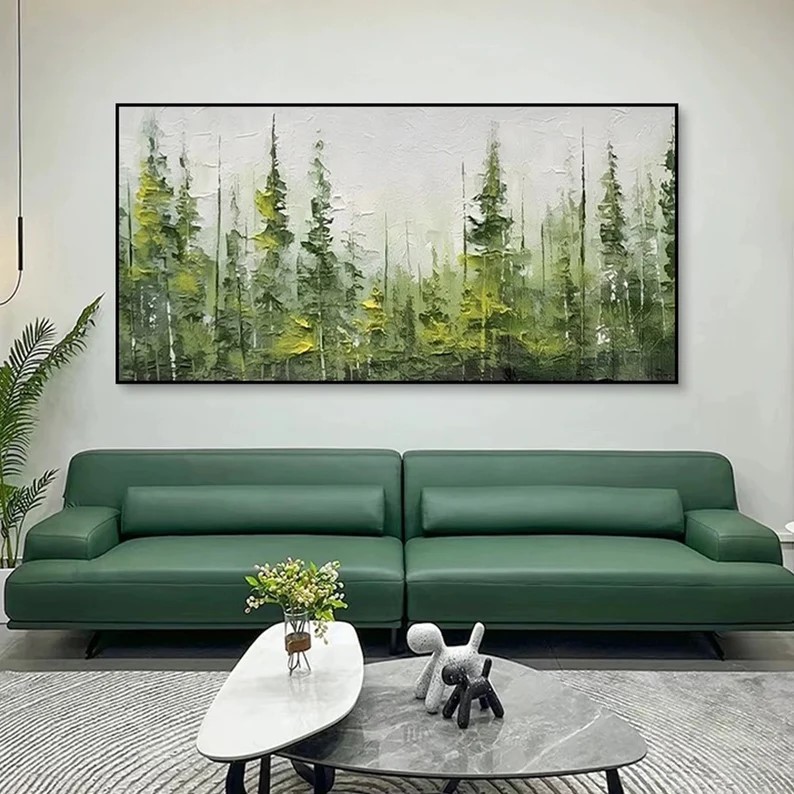 Green Forest Painting #ABSC337