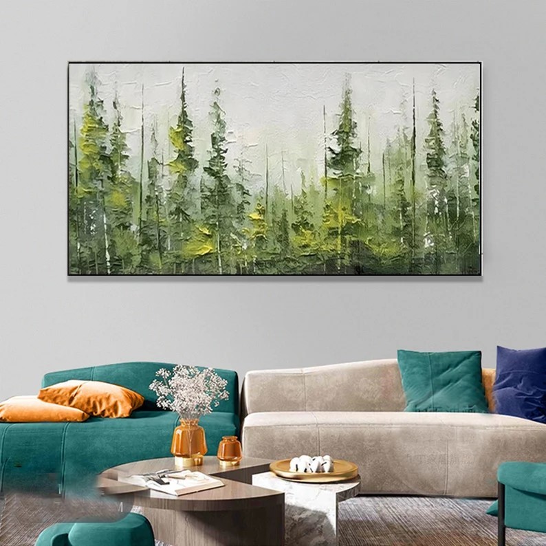 Green Forest Painting #ABSC337