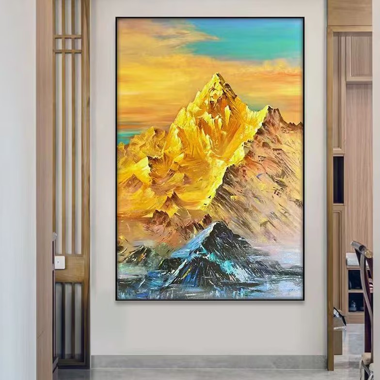 Golden Mountain Painting #ABSC338