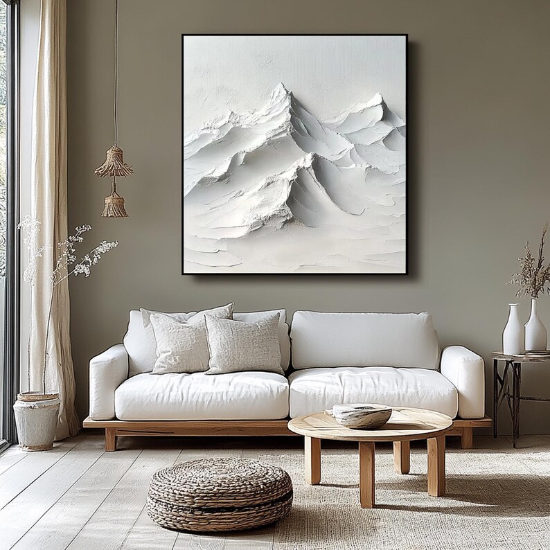 Textured Mountain Painting #ABSC340