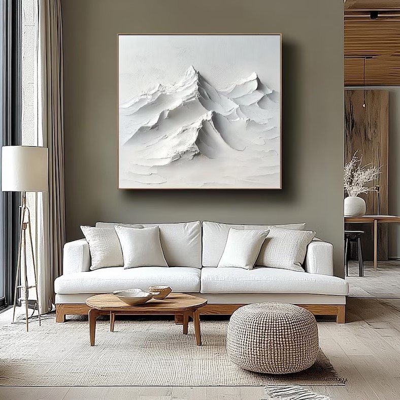 Textured Mountain Painting #ABSC340