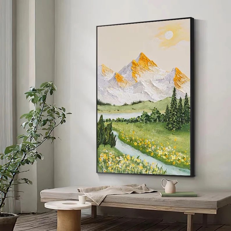 Mountain Oil Painting #ABSC341