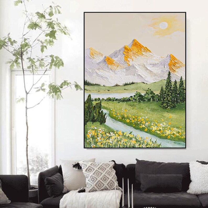 Mountain Oil Painting #ABSC341