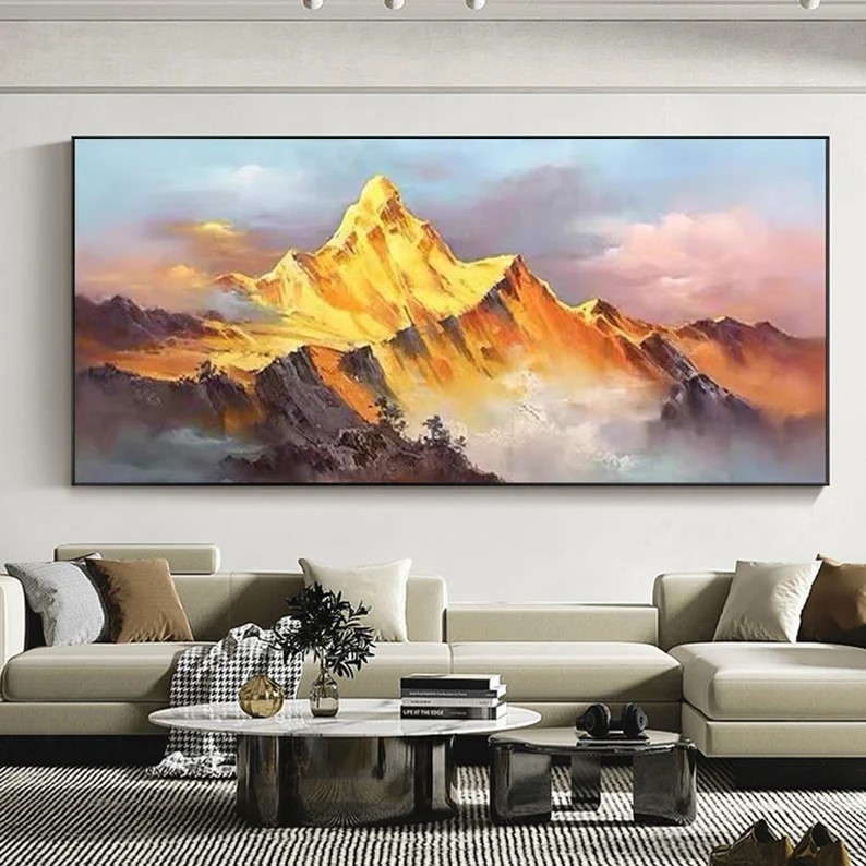 Gold Mountain Painting #ABSC342