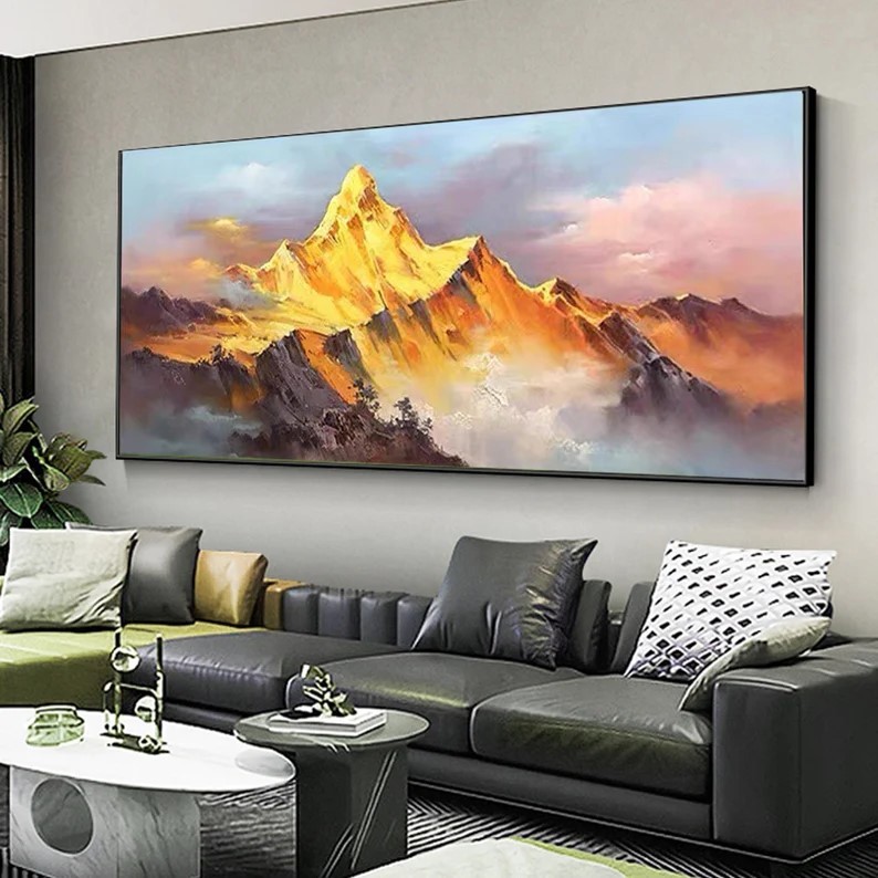 Gold Mountain Painting #ABSC342