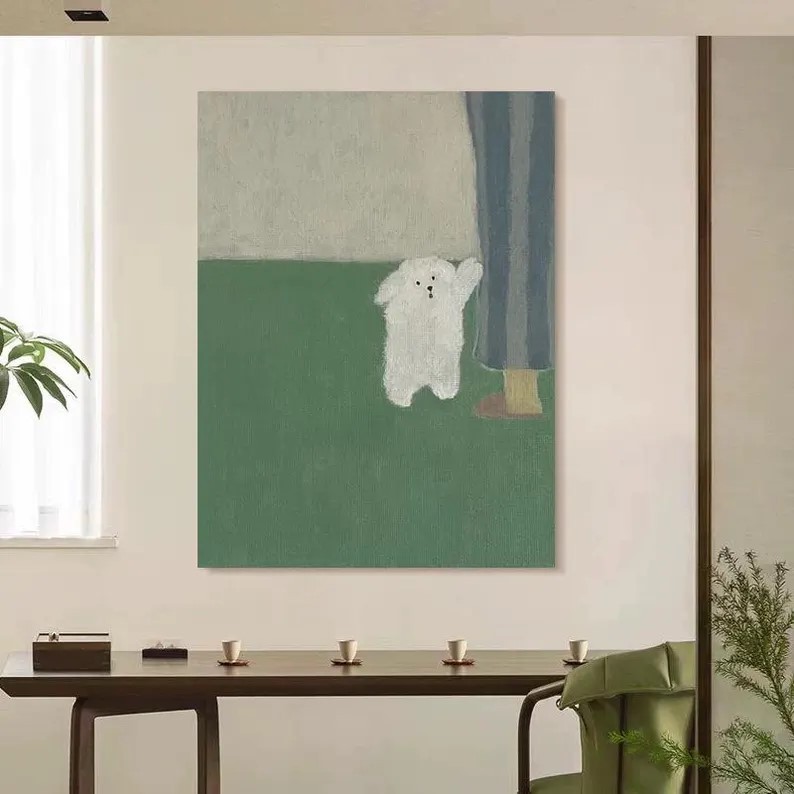 Puppy Oil Painting #ABSY515