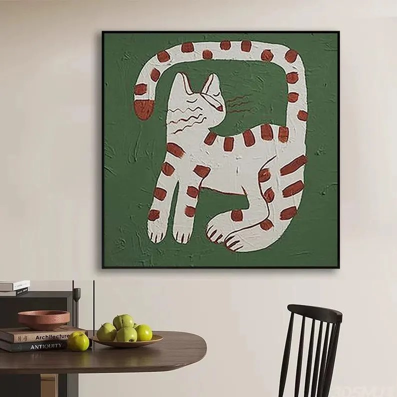 Cat Oil Painting #ABSY517