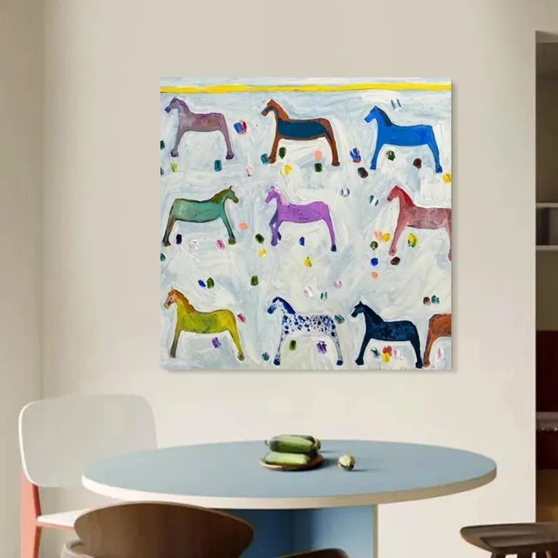 Abstract Horse Painting #ABSY518
