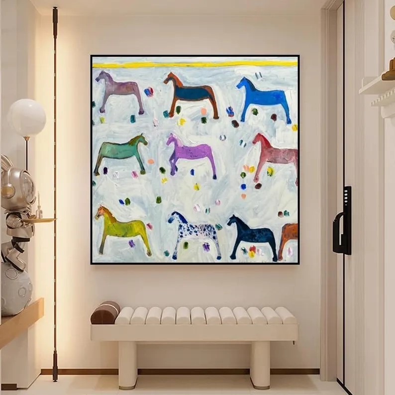 Abstract Horse Painting #ABSY518