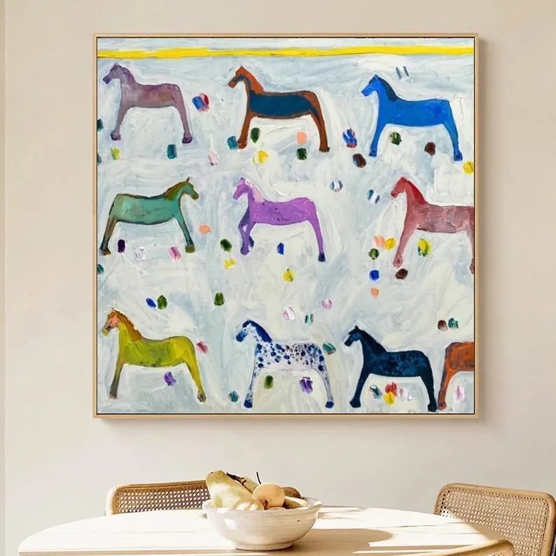 Abstract Horse Painting #ABSY518