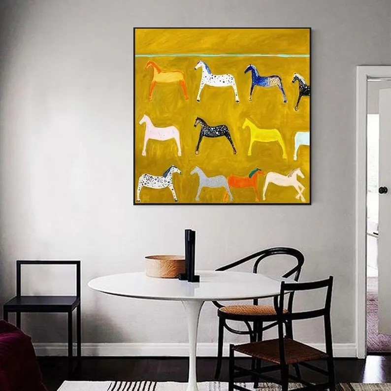 Abstract Horse Painting #ABSY519