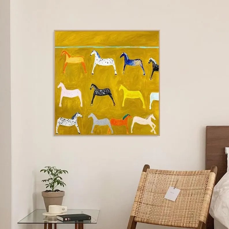 Abstract Horse Painting #ABSY519