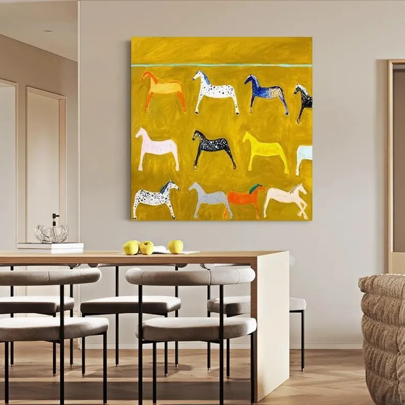Abstract Horse Painting #ABSY519