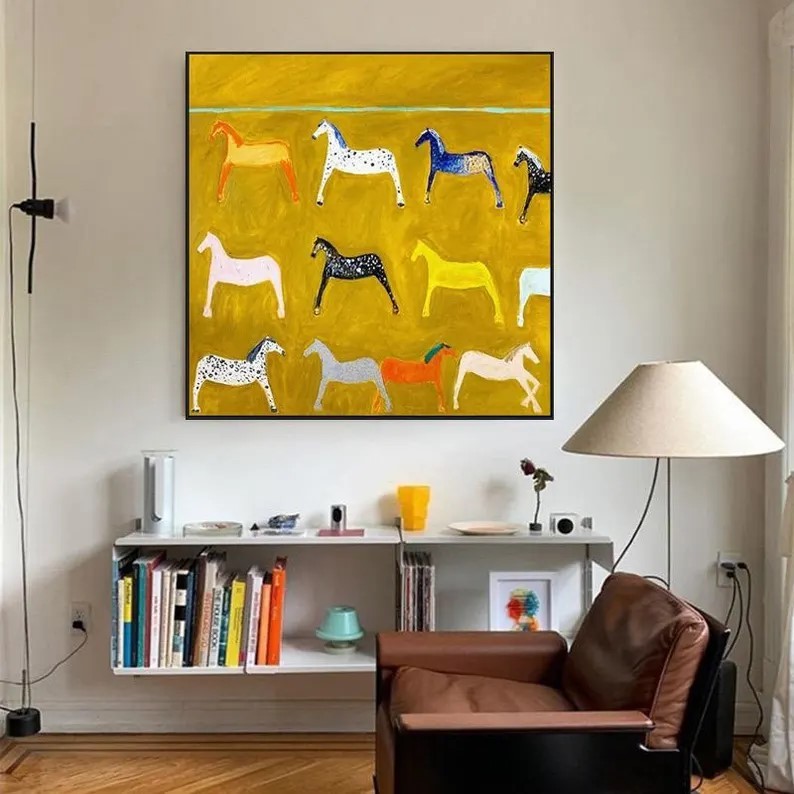 Abstract Horse Painting #ABSY519