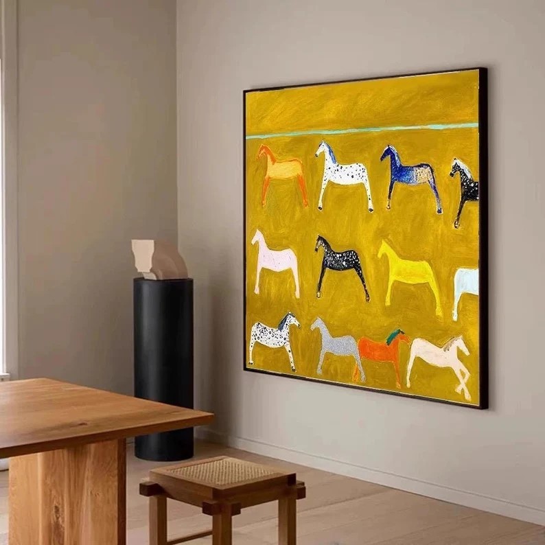 Abstract Horse Painting #ABSY519