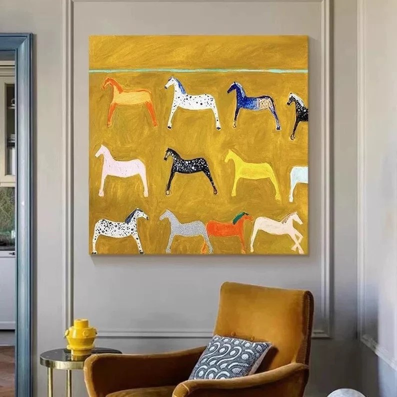 Abstract Horse Painting #ABSY519