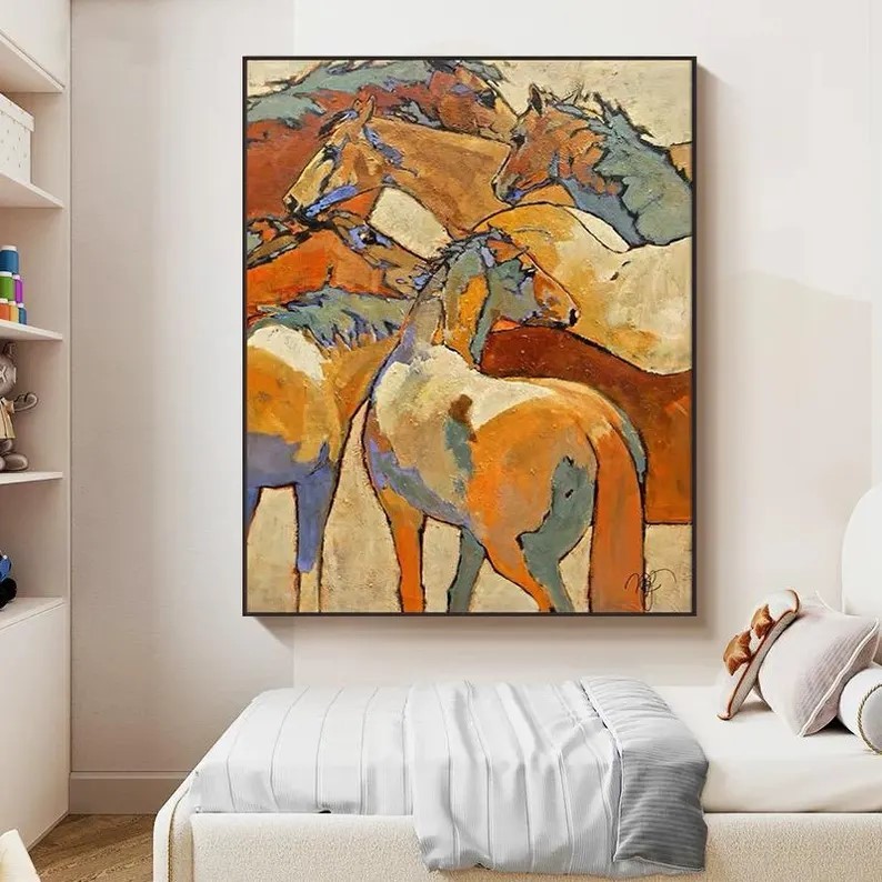 Colorful Horse Painting #ABSY520
