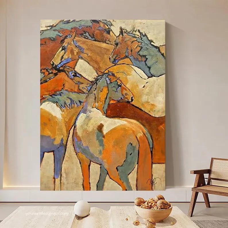 Colorful Horse Painting #ABSY520