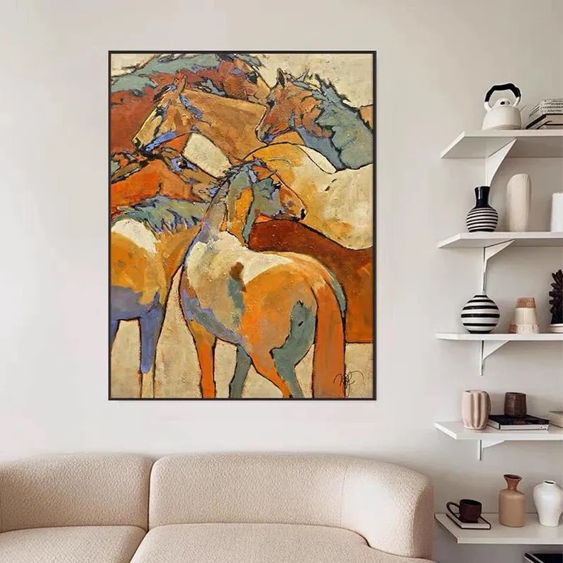 Colorful Horse Painting #ABSY520