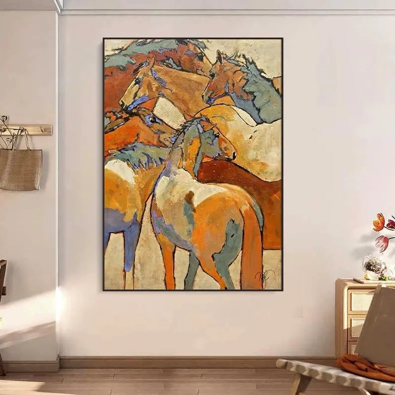Colorful Horse Painting #ABSY520