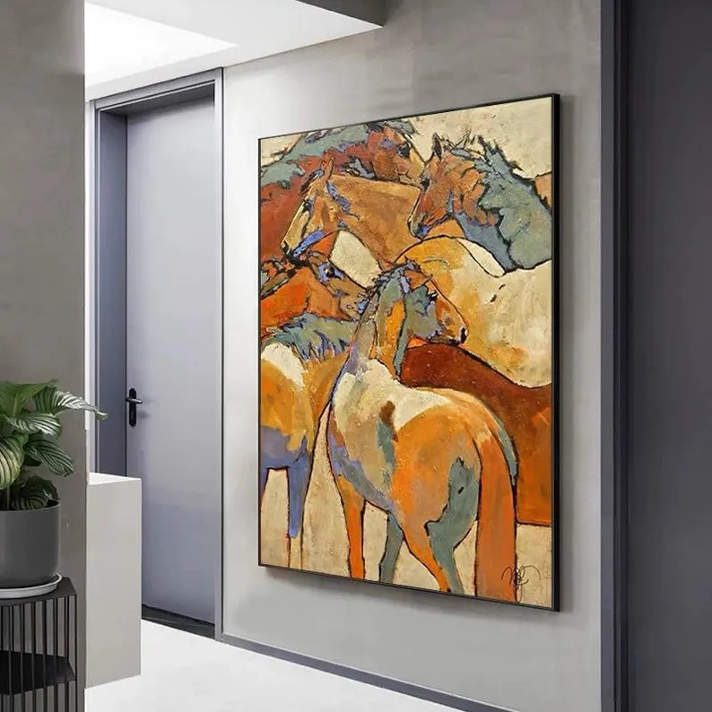 Colorful Horse Painting #ABSY520