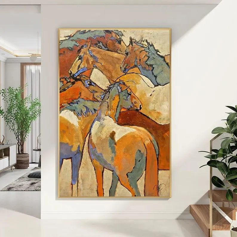 Colorful Horse Painting #ABSY520