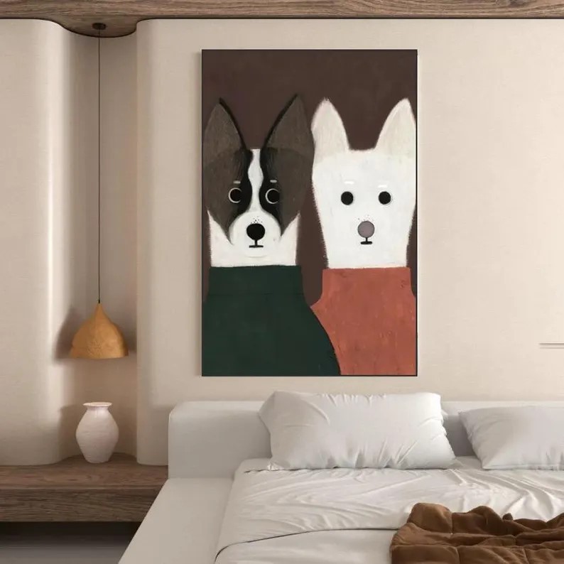 Dog Portrait Painting #ABSY522