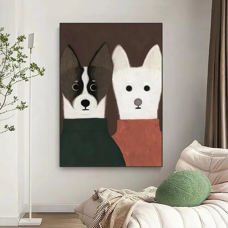 Dog Portrait Painting #ABSY522